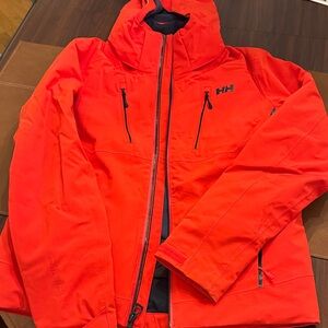 Helly Hansen Men's Vibrant Red Ski Jacket. Men's Odin Infinity Insulated Jacket